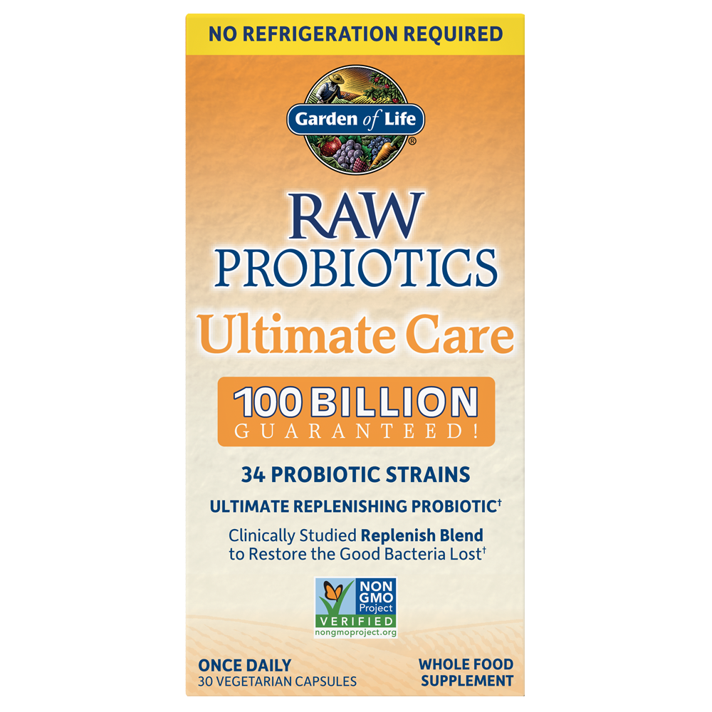 Raw Probiotics Ultimate Care shelf-stable 