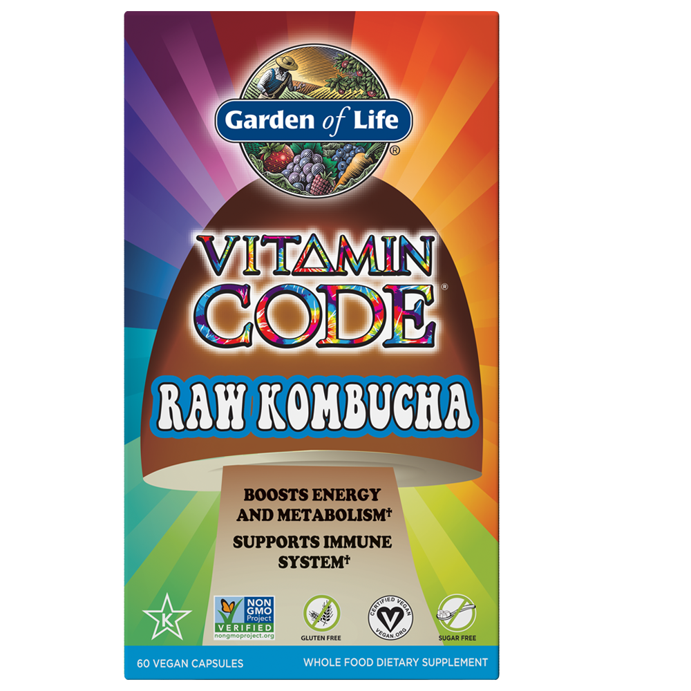 Vitamin Code® RAW Kombucha 60 Vegetarian Capsules