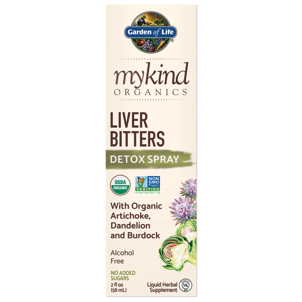Mykind Organics Fígado Bitters Detox Spray 2 fl oz (58 ml)
