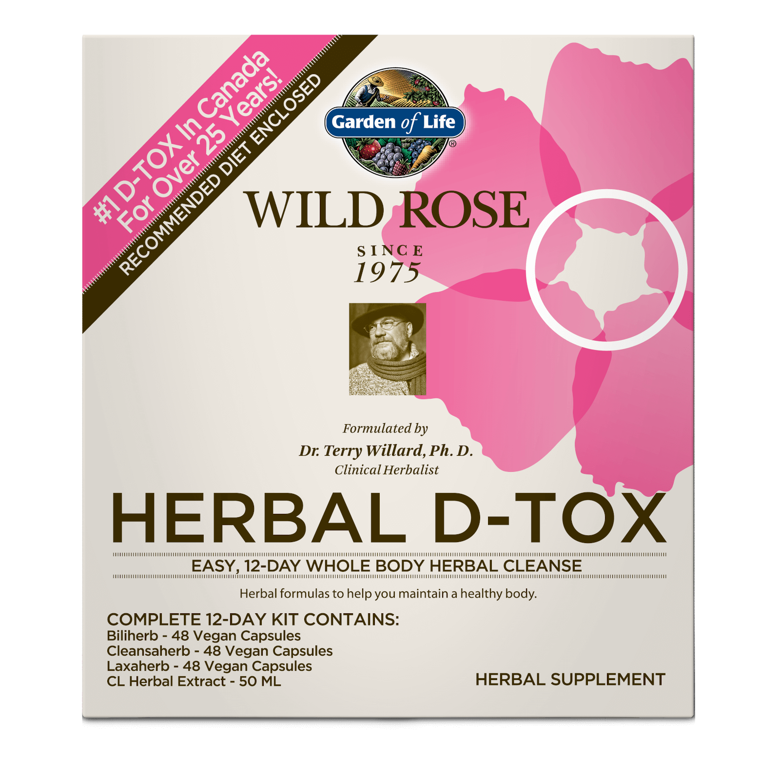 Wild Rose Herbal D-Tox 12-Day KIT