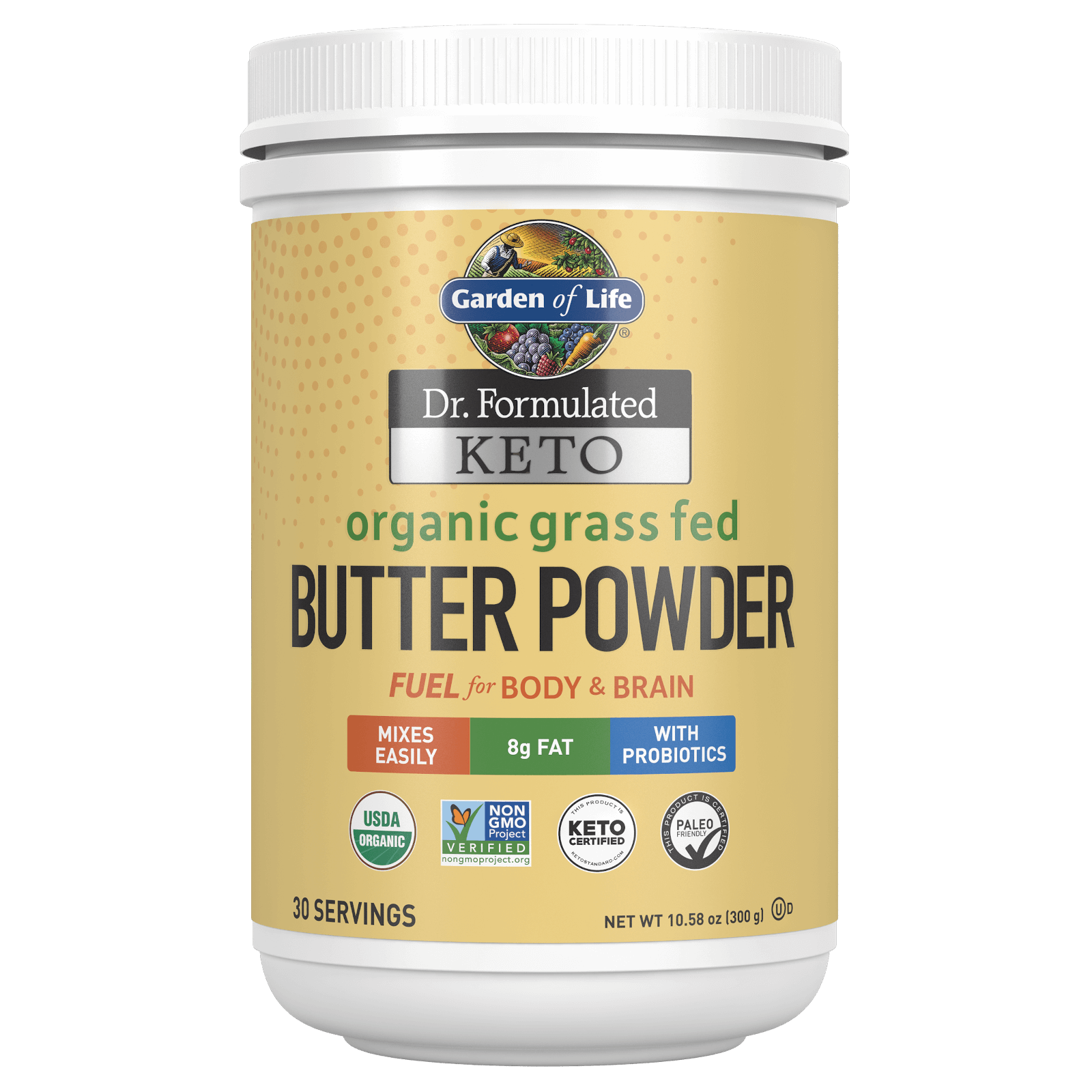 Keto Organic Grass Fed Butter Powder - 300g