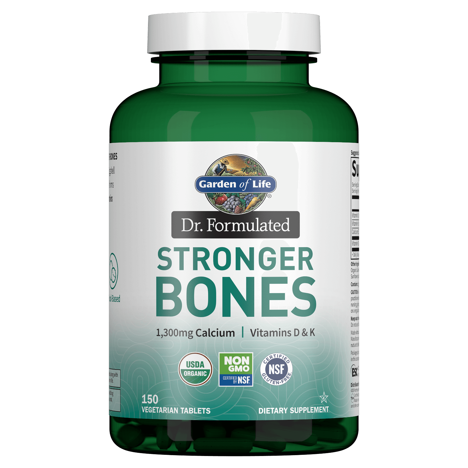 Organic Dr. Formulated Stronger Bones 150ct TABLETS