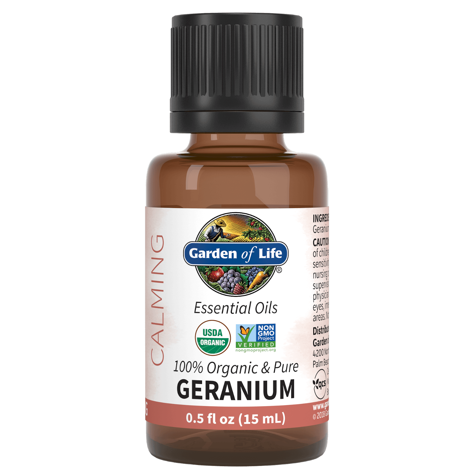 Organic Essential Oil - Geranium - 15ml