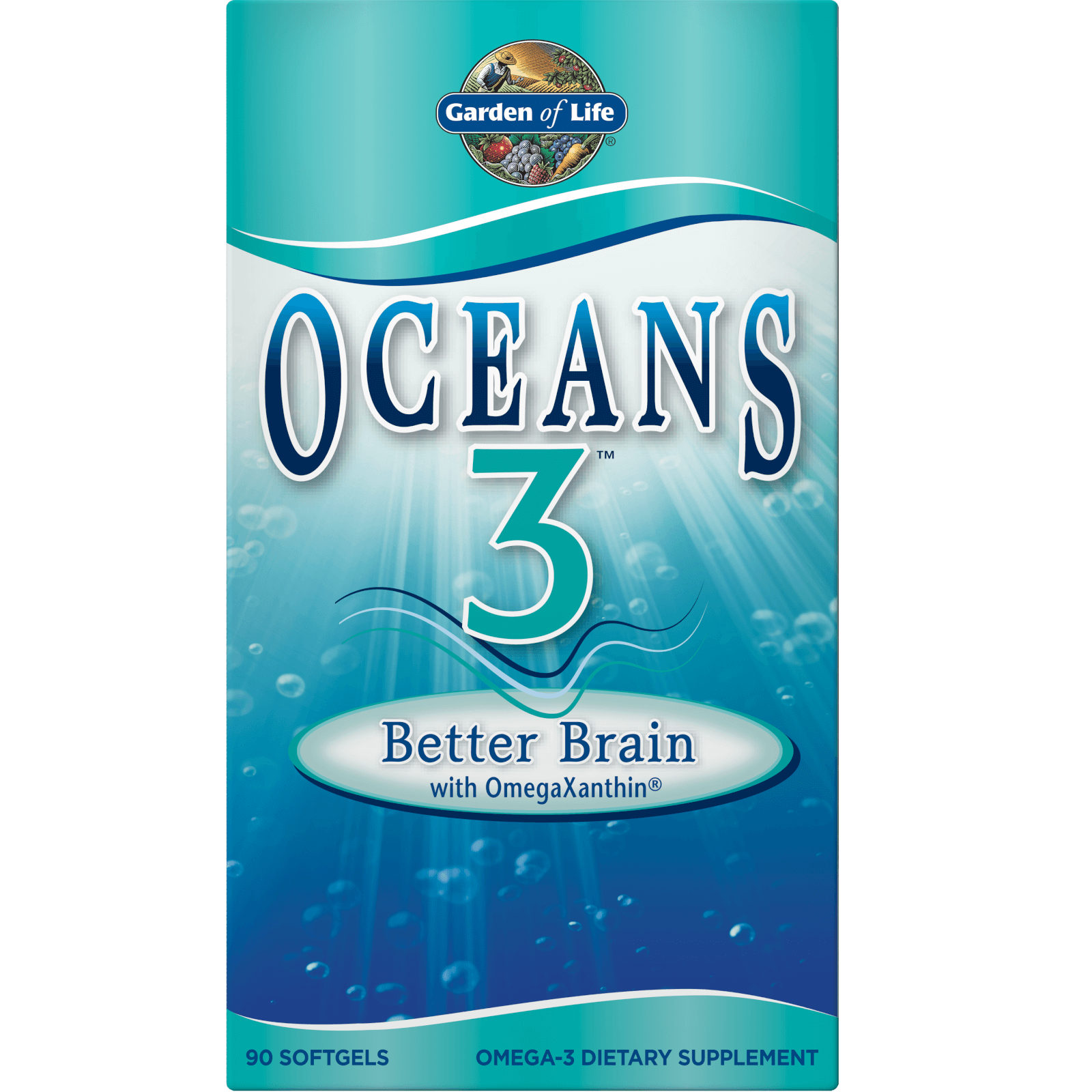 Oceans 3 Better Brain 90ct softgels