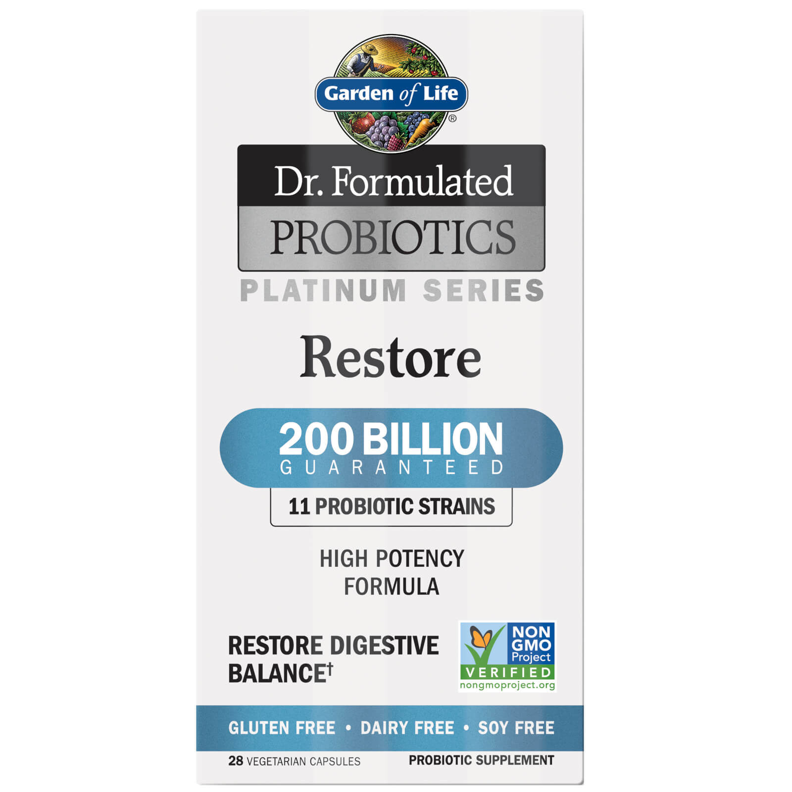 Probiotics Platinum Restore 200B Cooler 28caps